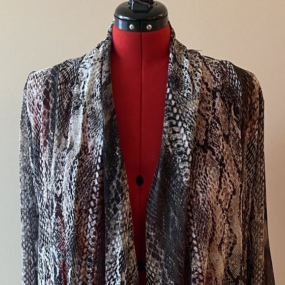 Python-Print Duster, Jostar, Size 3x - Picture 1 of 6